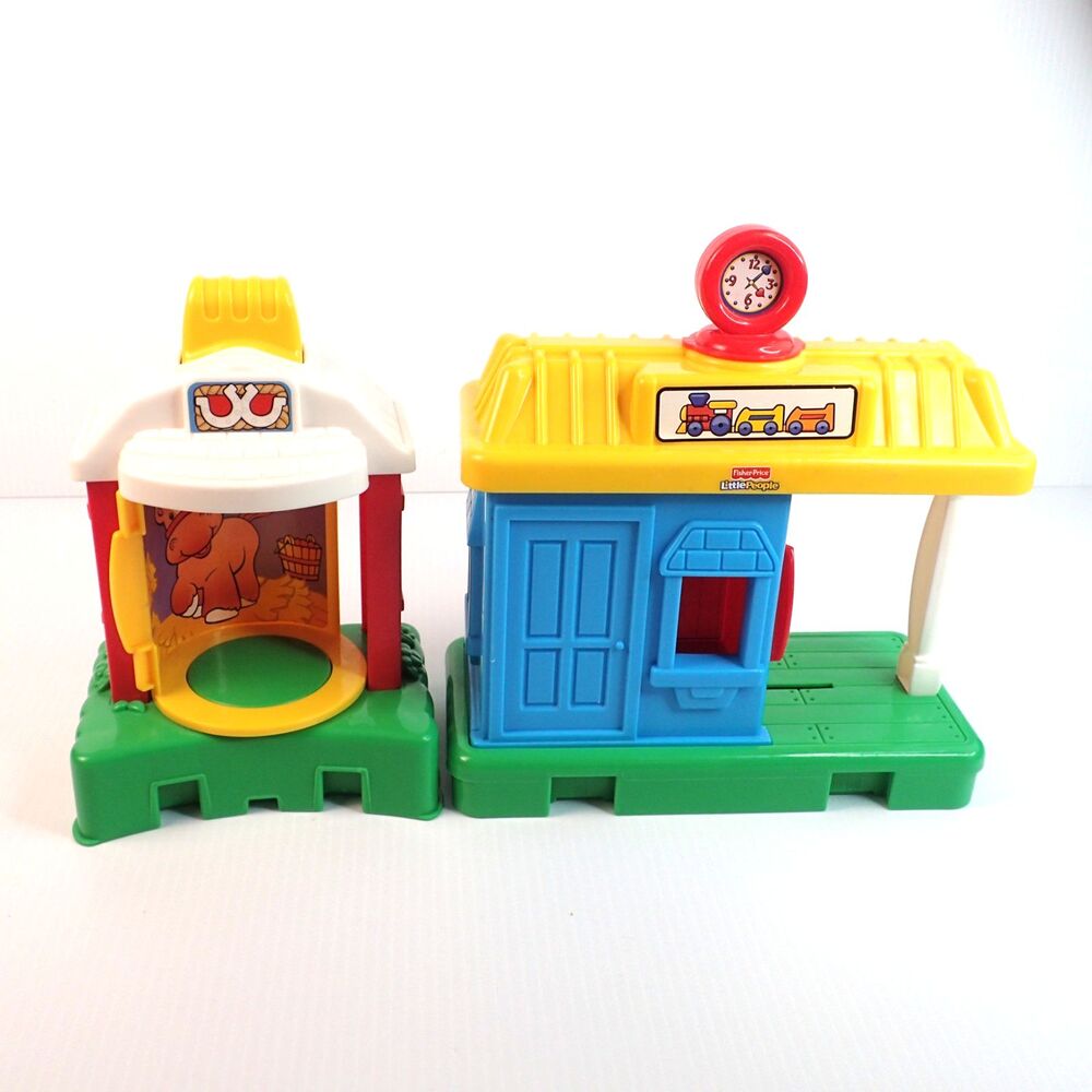 FP Little People Pop n Surprise Train REPLACEMENT Horse Stall & Station 2008
